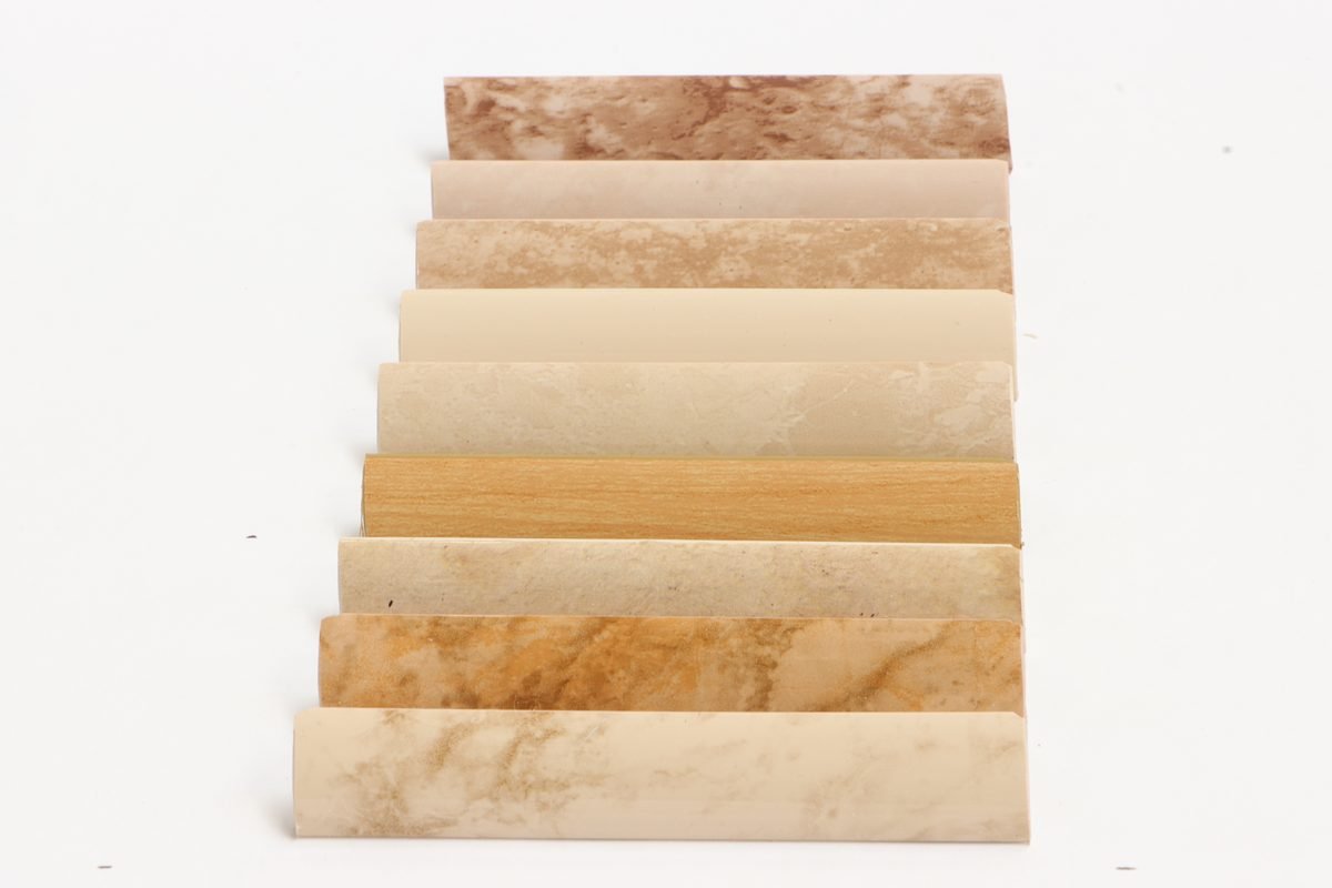 Wing PVC win español marmolizado beige terrazo para pisos de cerámica